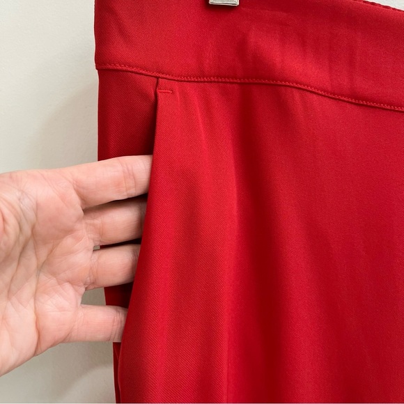 Summersalt Perfect Wide Leg Pants in Lava Red Stretch Pockets EUC Size 14 - Picture 6 of 13